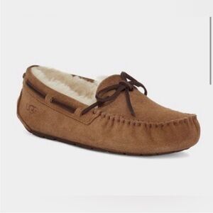 UGG Dakota Brown Leather Slippers - W8